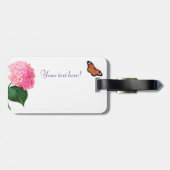 Vintage Blume Gepäckmarke Gepäckanhänger (Rückseite horizontal)