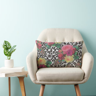 Vintage Blume Geparkeis Lendenkissen