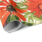 Vintage Blume Geschenkpapier (Rolleneckpunkt)