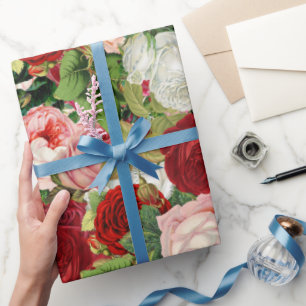 Vintage Blume Geschenkpapier