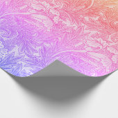 Vintage Blume Geschenkpapier (Ecke)