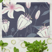 Vintage Blume Geschirrtuch (Gefaltet)