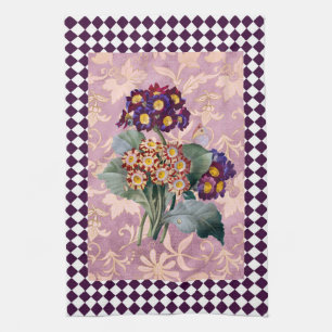 Vintage Blume Harlequin Geschirrtuch
