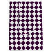 Vintage Blume Harlequin Mittlere Geschenktüte (Rückseite)