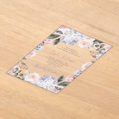 Vintage Blume | Hochzeit Acryleinladungen (Ablage )