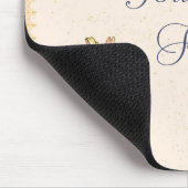 Vintage Blume Hochzeit Mousepad (Ecke)