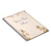 Vintage Blume Hochzeit Notizblock (Rechte Seite)
