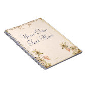 Vintage Blume Hochzeit Notizblock (Rechte Seite)