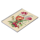 VINTAGE BLUME I NOTIZBLOCK (Linke Seite)