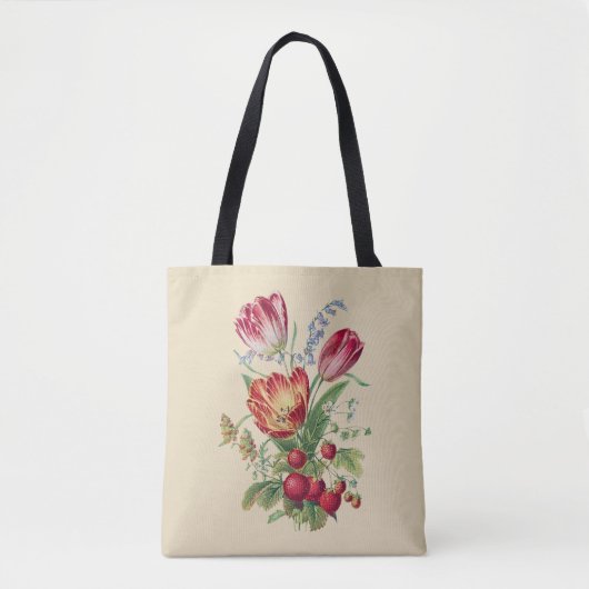 VINTAGE BLUME I TASCHE (Vorderseite)