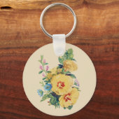 VINTAGE BLUME II SCHLÜSSELANHÄNGER (Vorderseite)