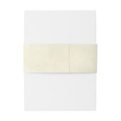 Vintage Blume im Herbst über Elfenbeinhochzeit Einladungsbanderole (Rückseitenbeispiel)