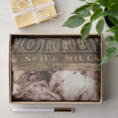 Vintage Blume im Kaffeekasten-Dekoupage Seidenpapier (Geschenk)