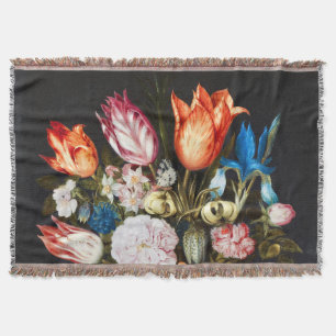 Vintage Blume in einem Glas von Ambrosius Bosschae Decke