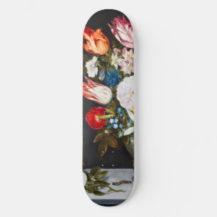 Vintage Blume in einem Glas von Ambrosius Bosschae Skateboard