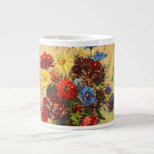 Vintage Blume in einer Vase (1910) von Odilon Redo Jumbo-Tasse