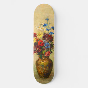 Vintage Blume in einer Vase (1910) von Odilon Redo Skateboard
