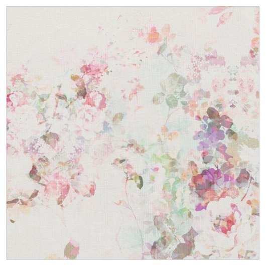 Vintage Blume in Rosa Stoff (Nahaufnahme)