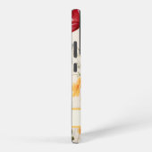 Vintage Blume in sanften Farben mit Namen Samsung Galaxy Hülle (Rechte Seite)