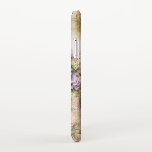 Vintage Blume iPhone Hülle (Rechte Seite)
