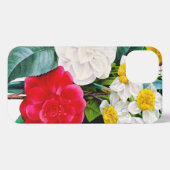 Vintage Blume iPhone Hülle (Rückseite (Horizontal))