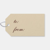 VINTAGE BLUME IV GESCHENKANHÄNGER (Rückseite Horizontal)