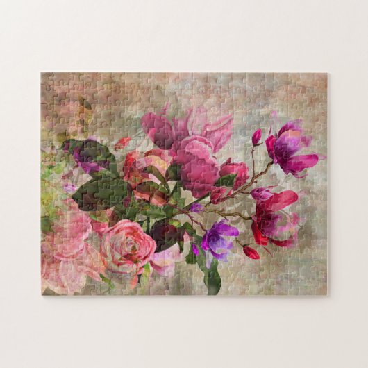 Vintage Blume Jigsaw Puzzle (Horizontal)