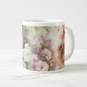 Vintage Blume Jumbo-Tasse (Vorderseite Rechts)