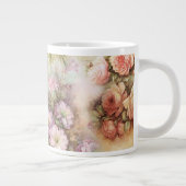 Vintage Blume Jumbo-Tasse (Rechts)