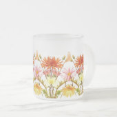 Vintage Blume Kaffeepause Tasse (VorderseiteRechts)