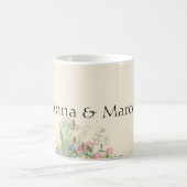 Vintage Blume Kaffeetasse (Mittel)