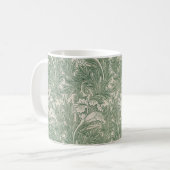 Vintage Blume Kaffeetasse (Vorderseite Links)