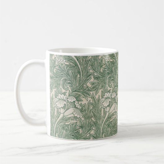 Vintage Blume Kaffeetasse (Links)