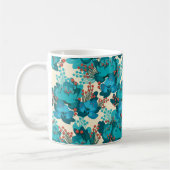 Vintage Blume Kaffeetasse (Links)