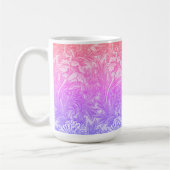 Vintage Blume Kaffeetasse (Links)