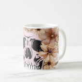 VINTAGE BLUME KAFFEETASSE (VorderseiteRechts)