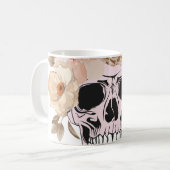 VINTAGE BLUME KAFFEETASSE (Vorderseite Links)