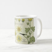 Vintage Blume Kaffeetasse (VorderseiteRechts)