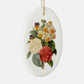 Vintage Blume, Kamelien und Narzissen, Redoute Keramikornament (Rechts)