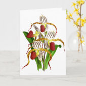 Vintage Blume Karte (Gelbe Blume)