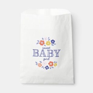 Vintage Blume Kaskade Kinderdusche Geschenktütchen