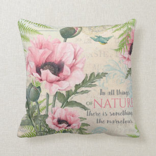 Vintage Blume Kissen