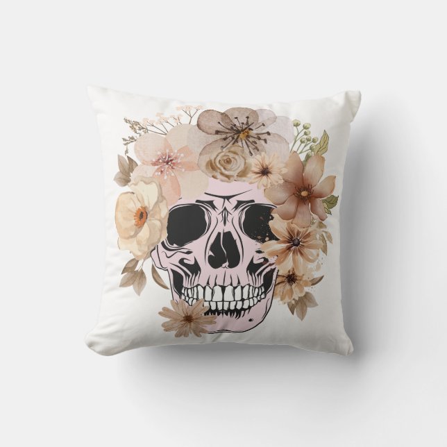 VINTAGE BLUME KISSEN (Vorderseite)