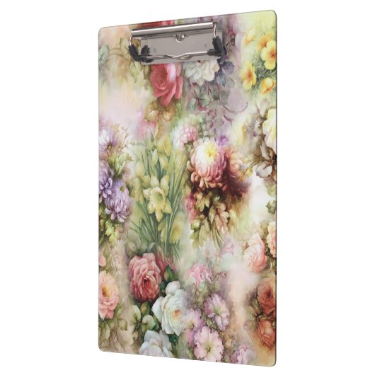 Vintage Blume Klemmbrett (Links)