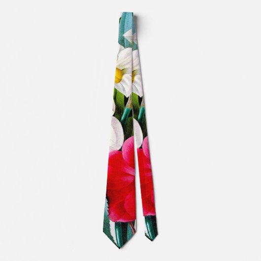 Vintage Blume Krawatte (Vorderseite)