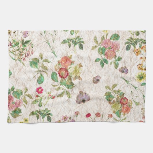 Vintage Blume Küchentuch (Horizontal)