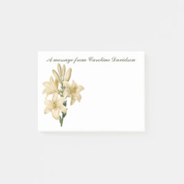 Vintage Blume - kundenspezifische Post-It-Notizen  Post-it Klebezettel