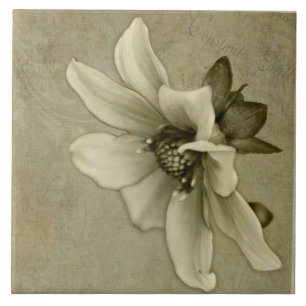Vintage-Blume - Kunstfliese Fliese
