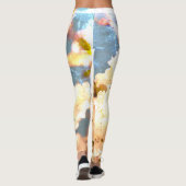 Vintage Blume Leggings (Rückseite)