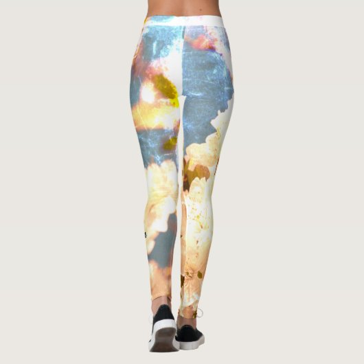 Vintage Blume Leggings (Rückseite)